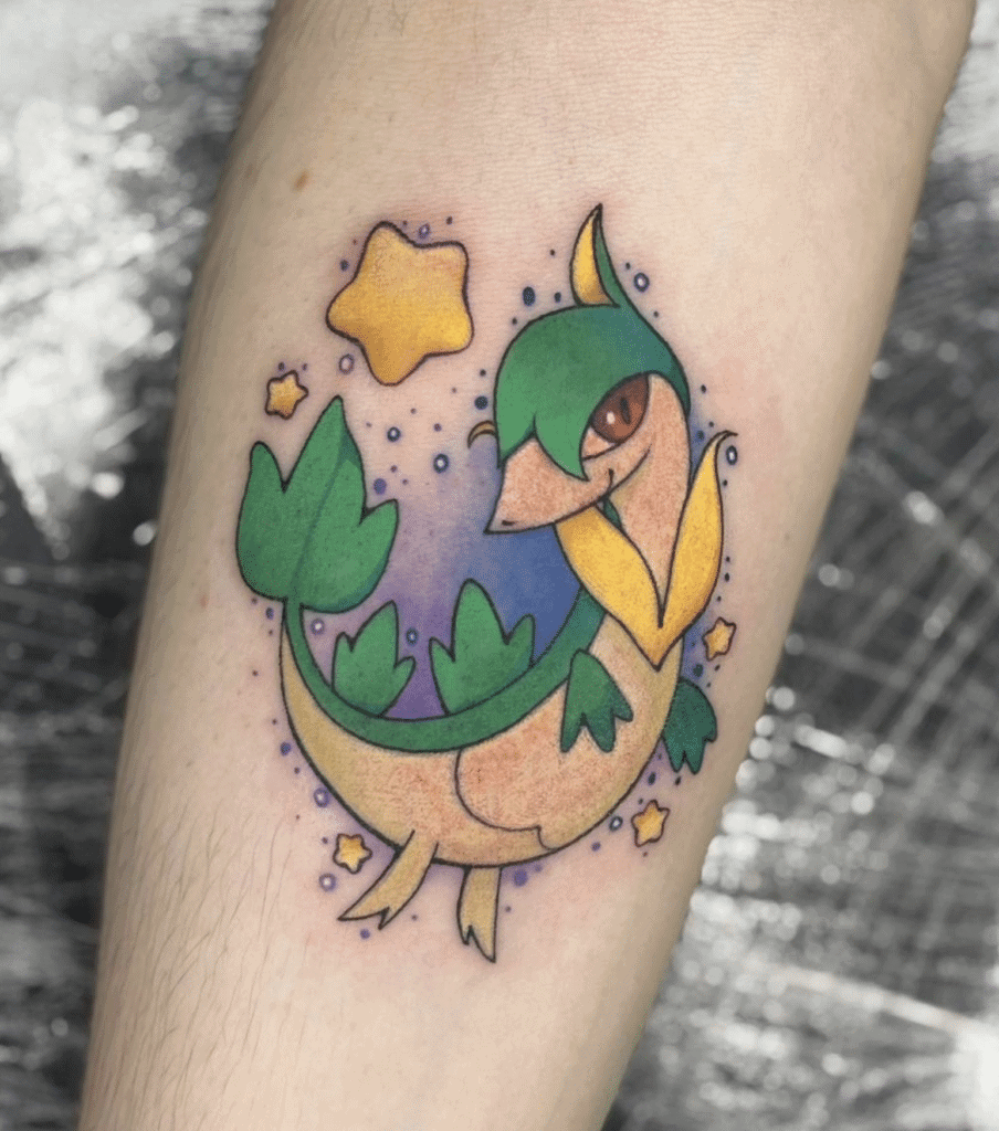 Servine Unova Pokémon Tattoo