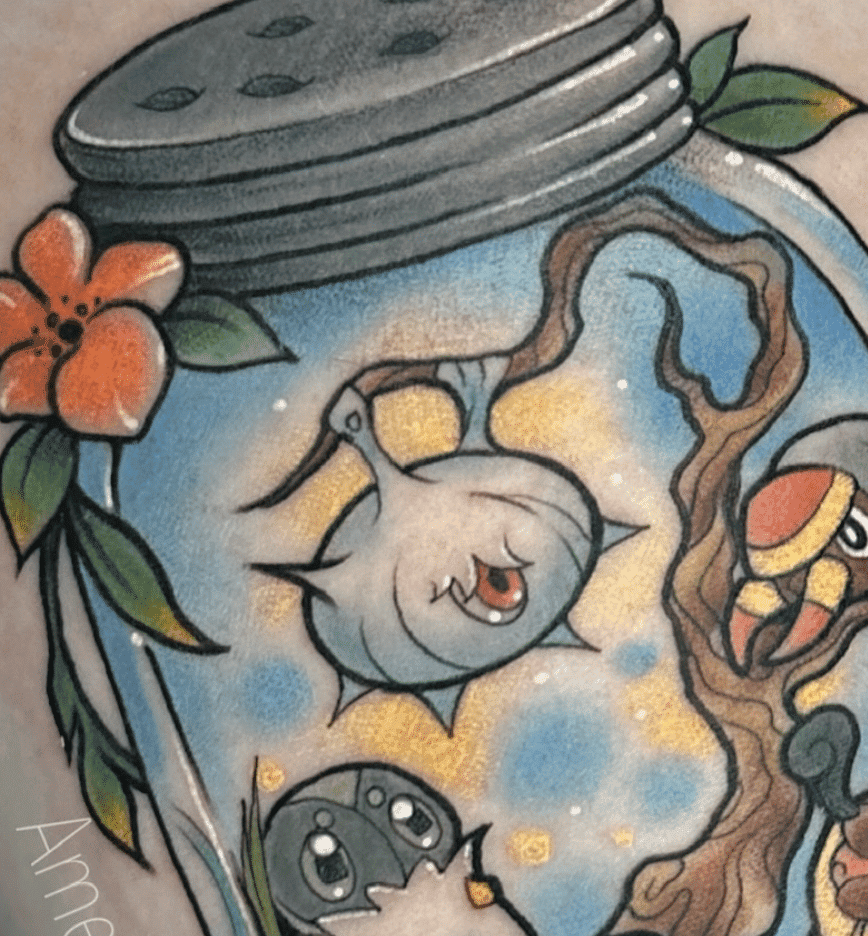 Silcoon Hoenn Pokémon Tattoo