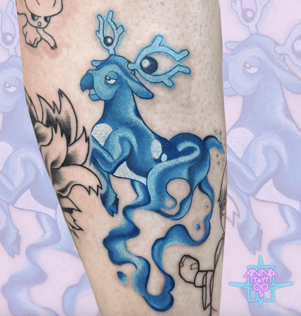 Stantler Johto Pokémon Tattoo