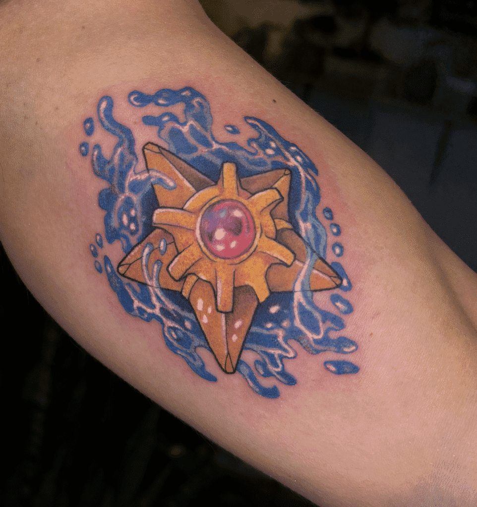Staryu Johto Pokémon Tattoo
