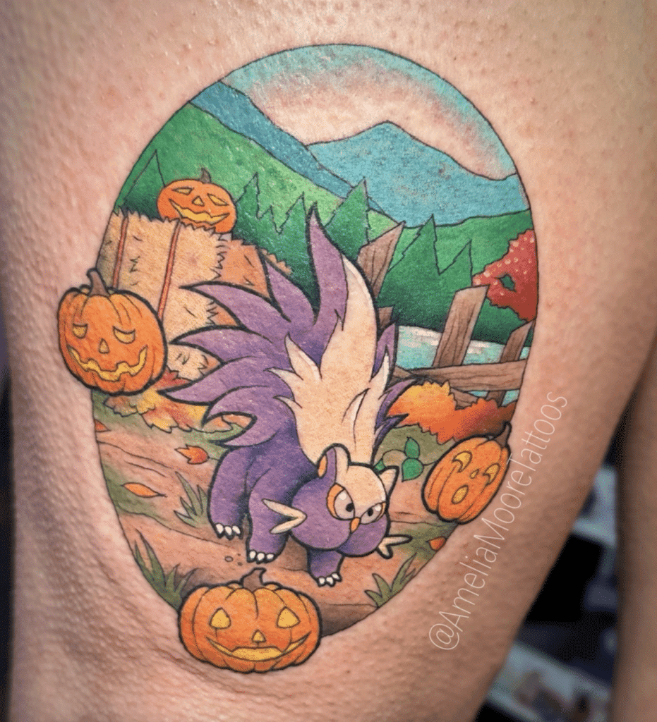 Stunky Patch Sinnoh Pokémon Tattoo
