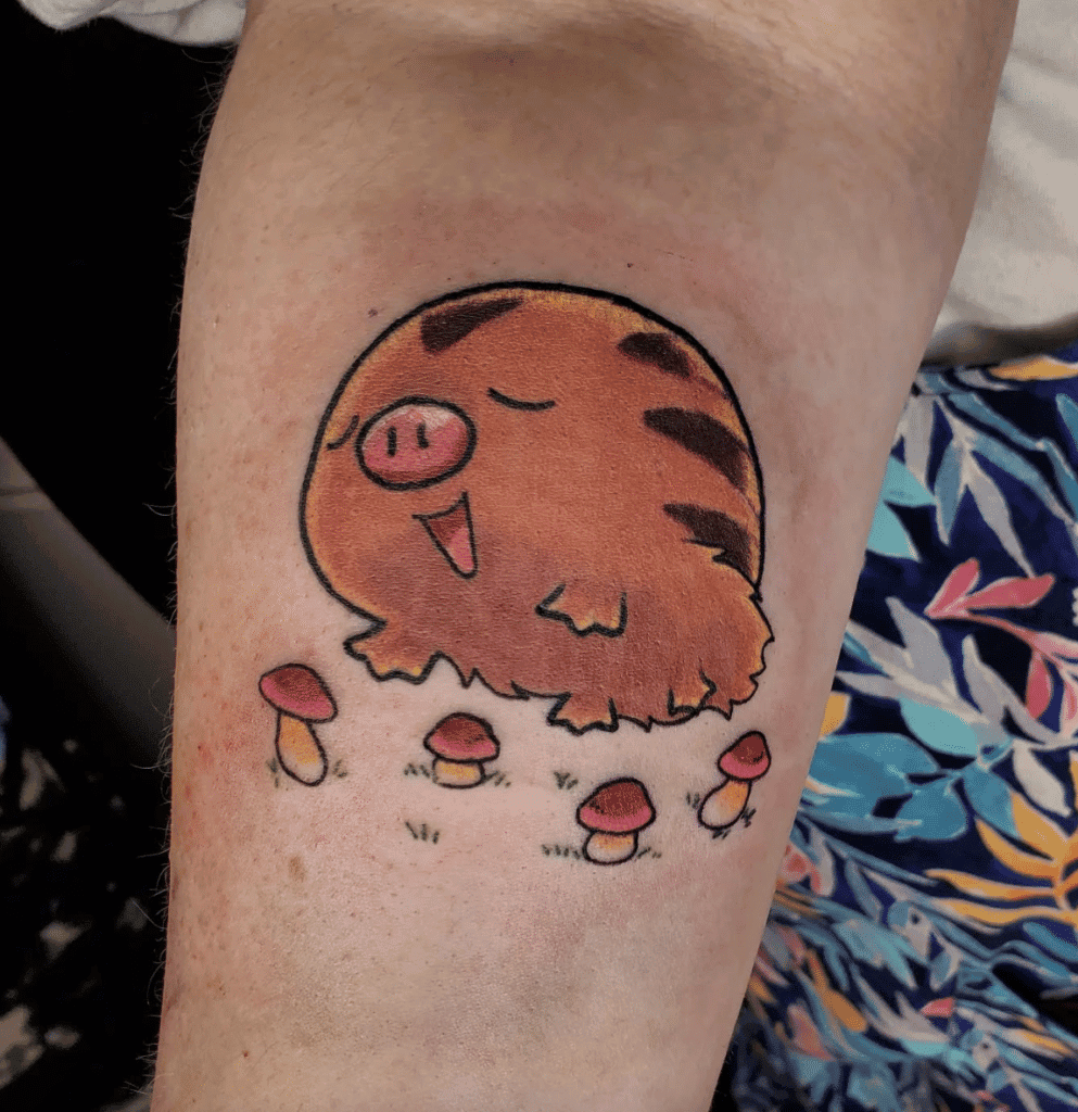 Swinub Johto Pokémon Tattoo