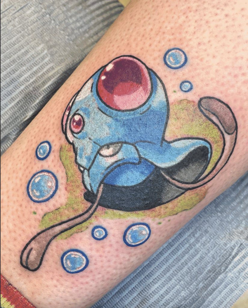 Tentacool Johto Pokémon Tattoo