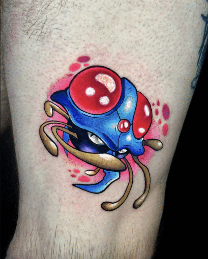 Tentacruel Johto Pokémon Tattoo