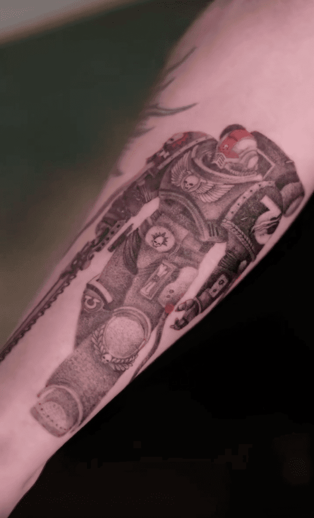 Titus Warhammer 40k Tattoo