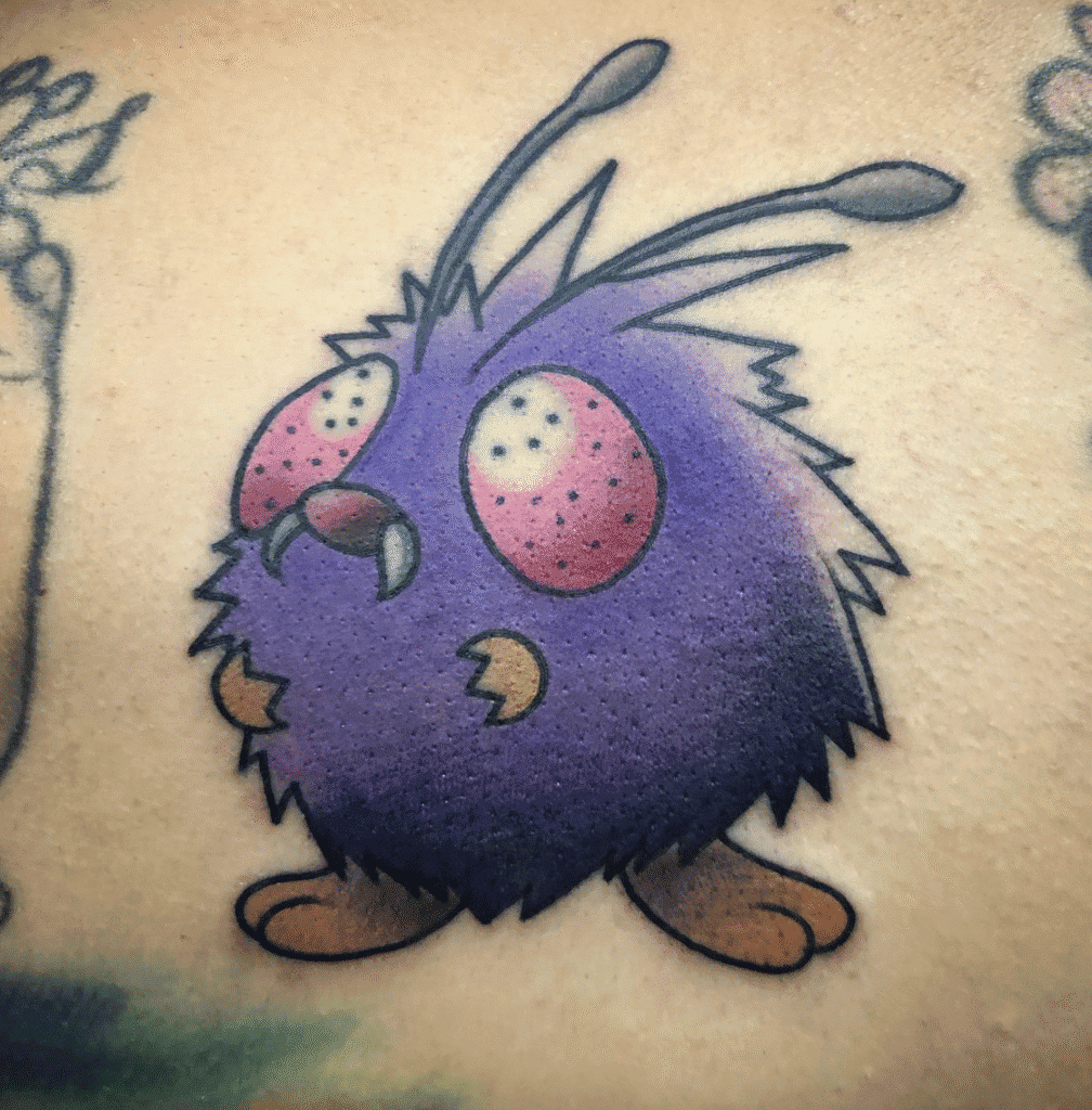 Venonat Johto Pokémon Tattoo