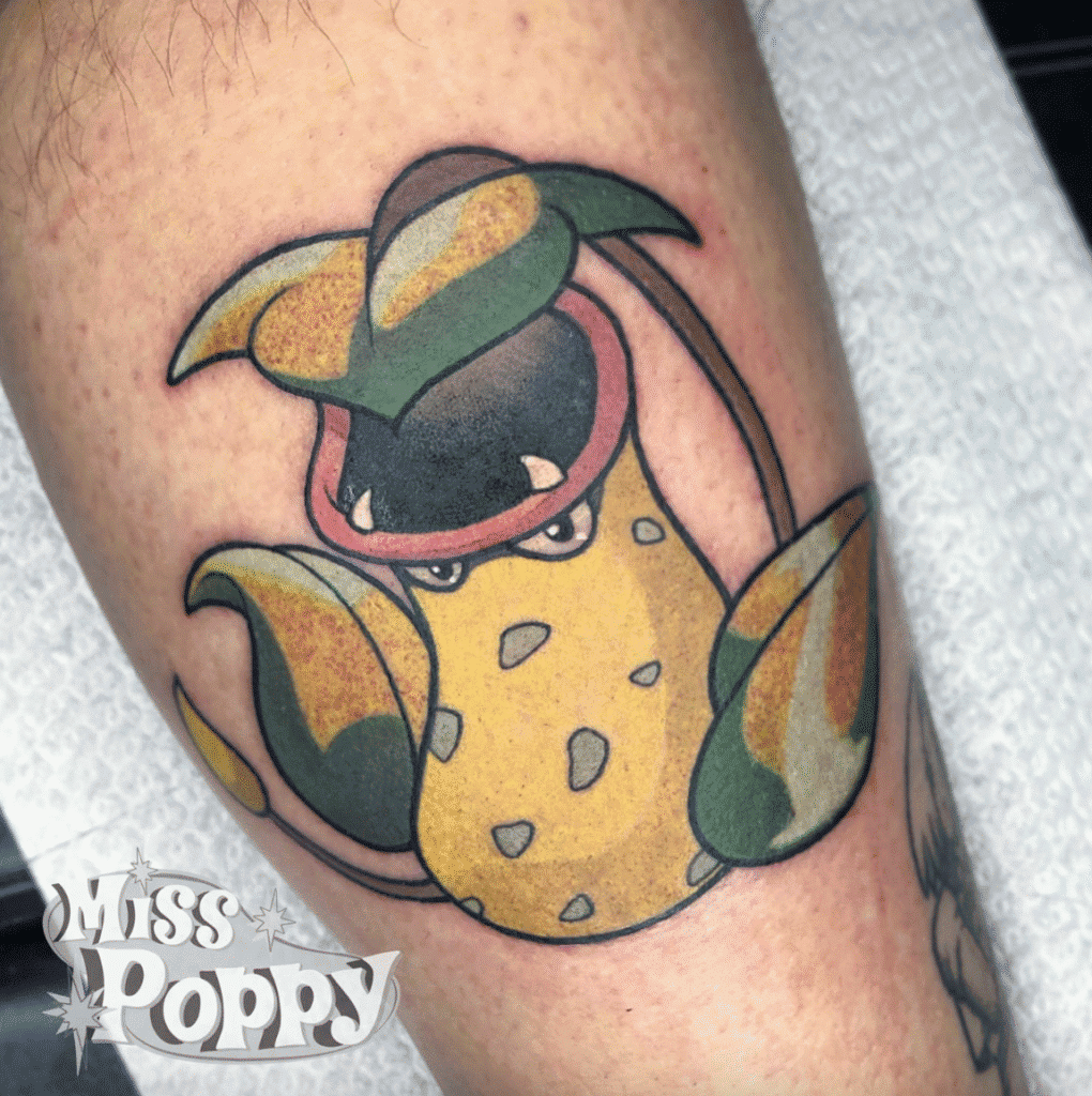 Victreebell Johto Pokémon Tattoo