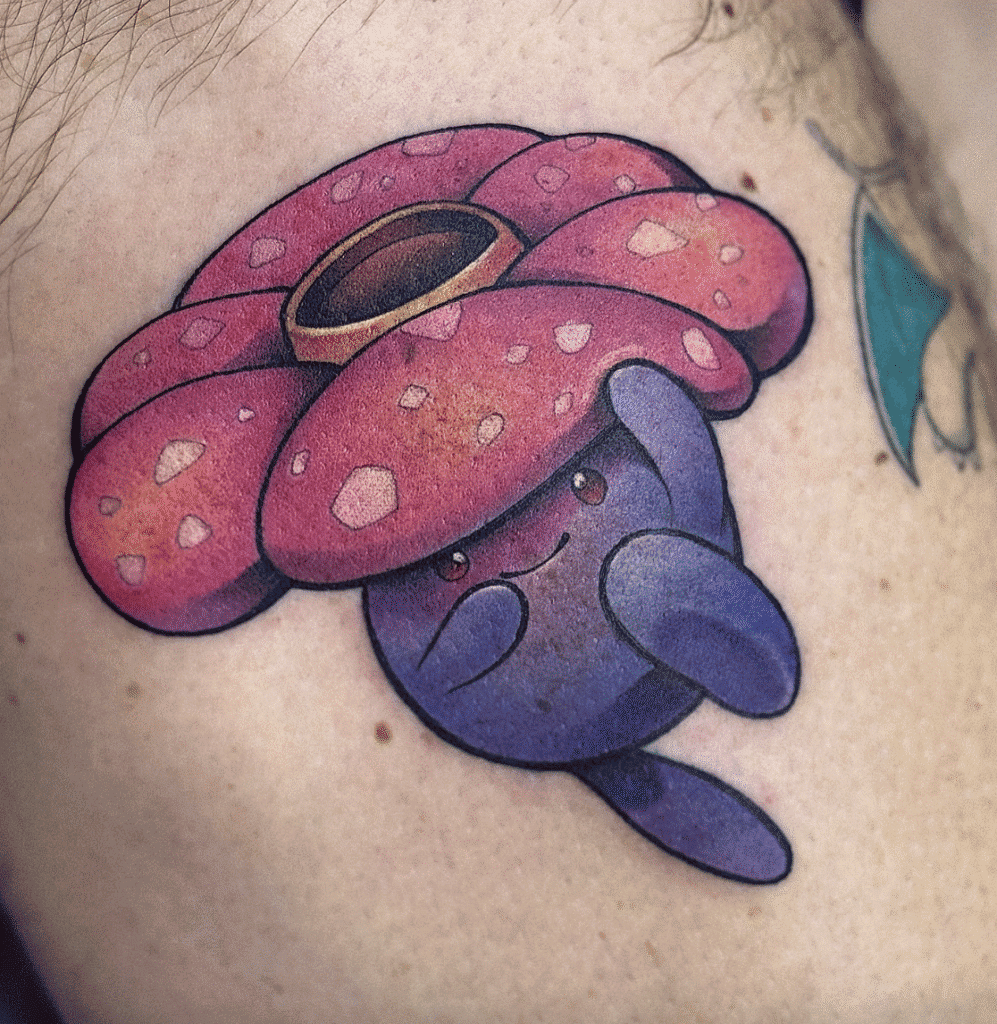 Vileplume Johto Pokémon Tattoo