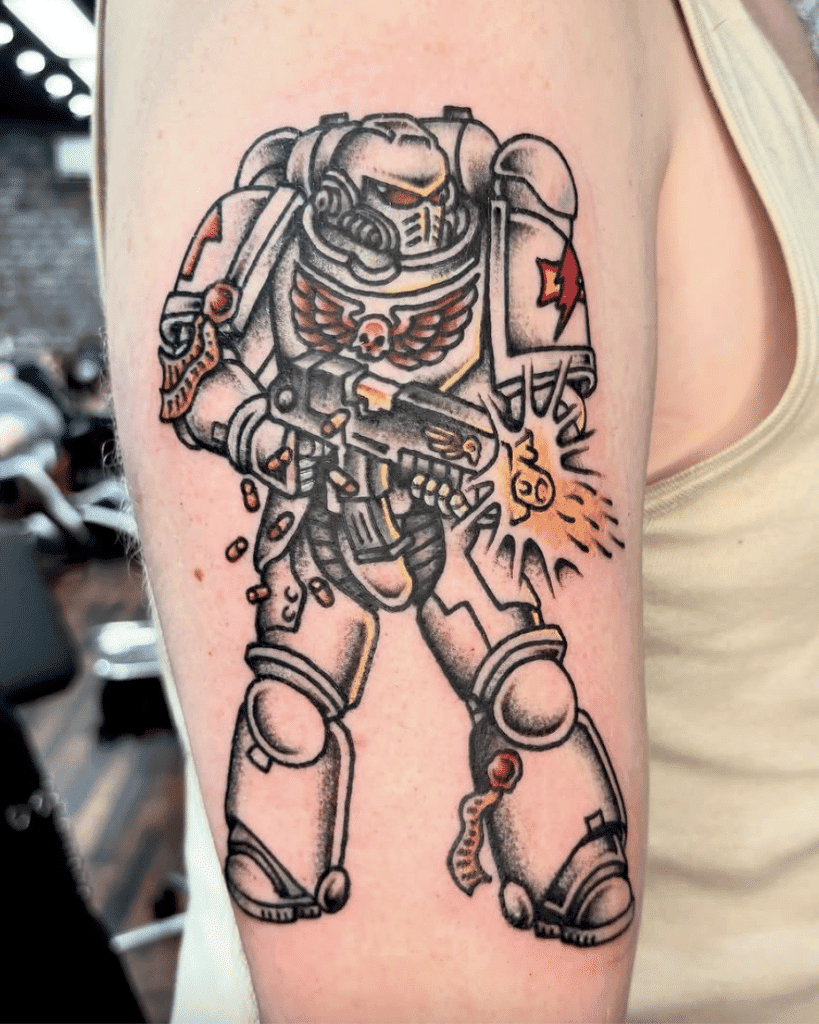 White Scars Warhammer 40k Tattoo