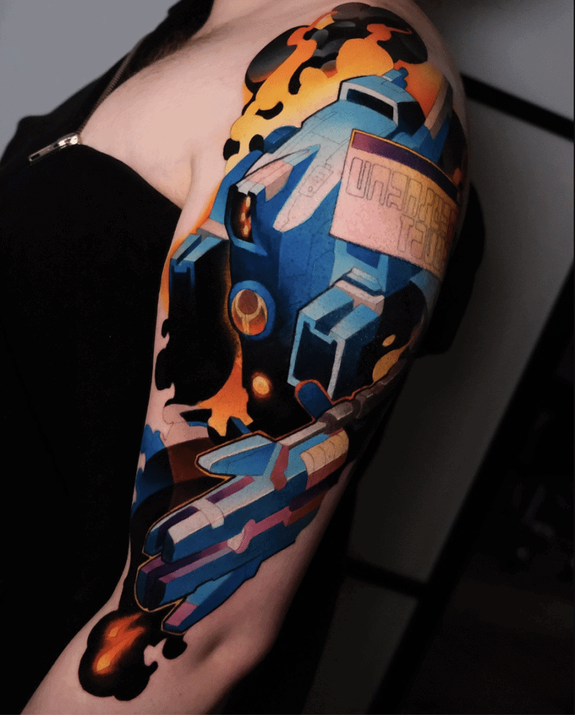 XV107 R’varna Battlesuit Warhammer 40k Tattoo