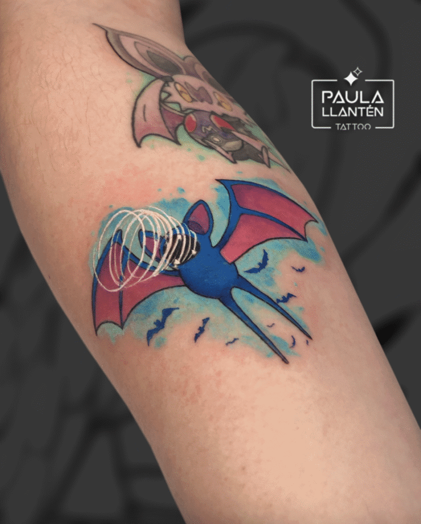 Zubat Johto Pokémon Tattoo