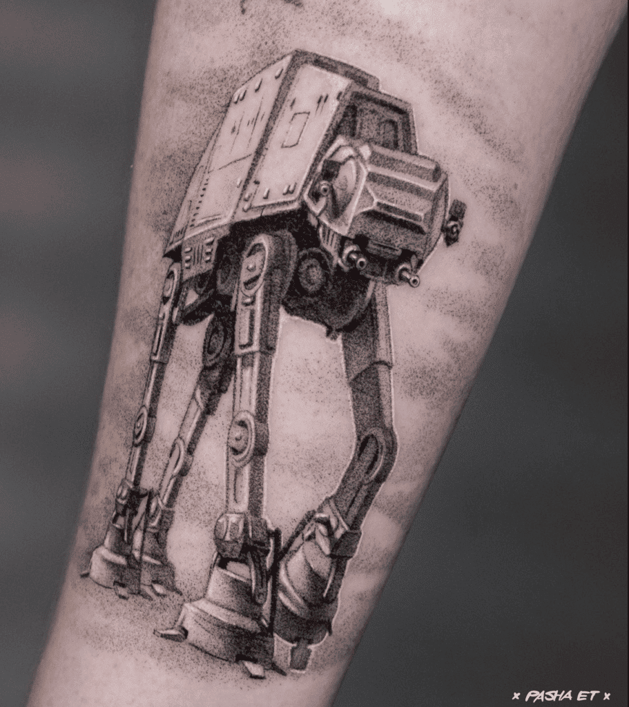 AT-AT Star Wars Tattoo