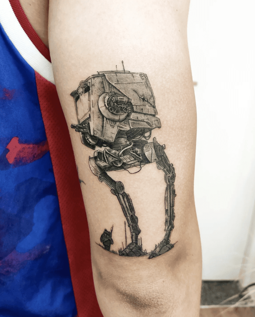 AT-ST Star Wars Tattoo