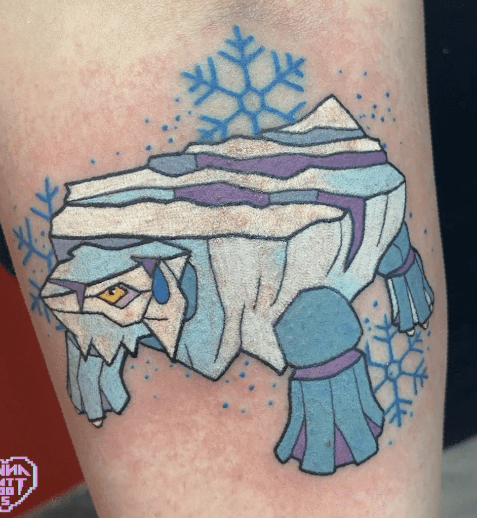 Avalugg Kalos Pokémon Tattoo