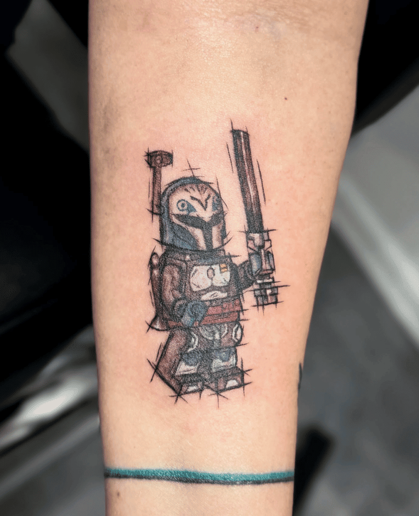 Bo Katan Lego Star Wars Tattoo