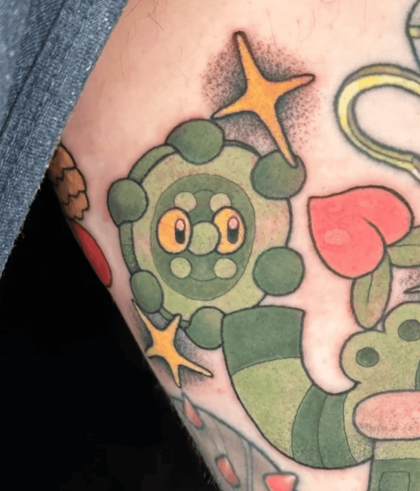 Bronzor Sinnoh Pokémon Tattoo