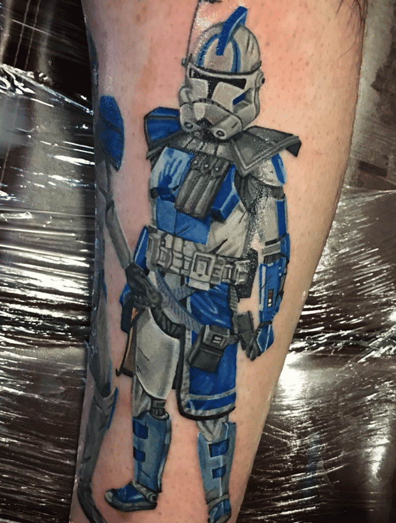 Captain Rex Star Wars Tattoo