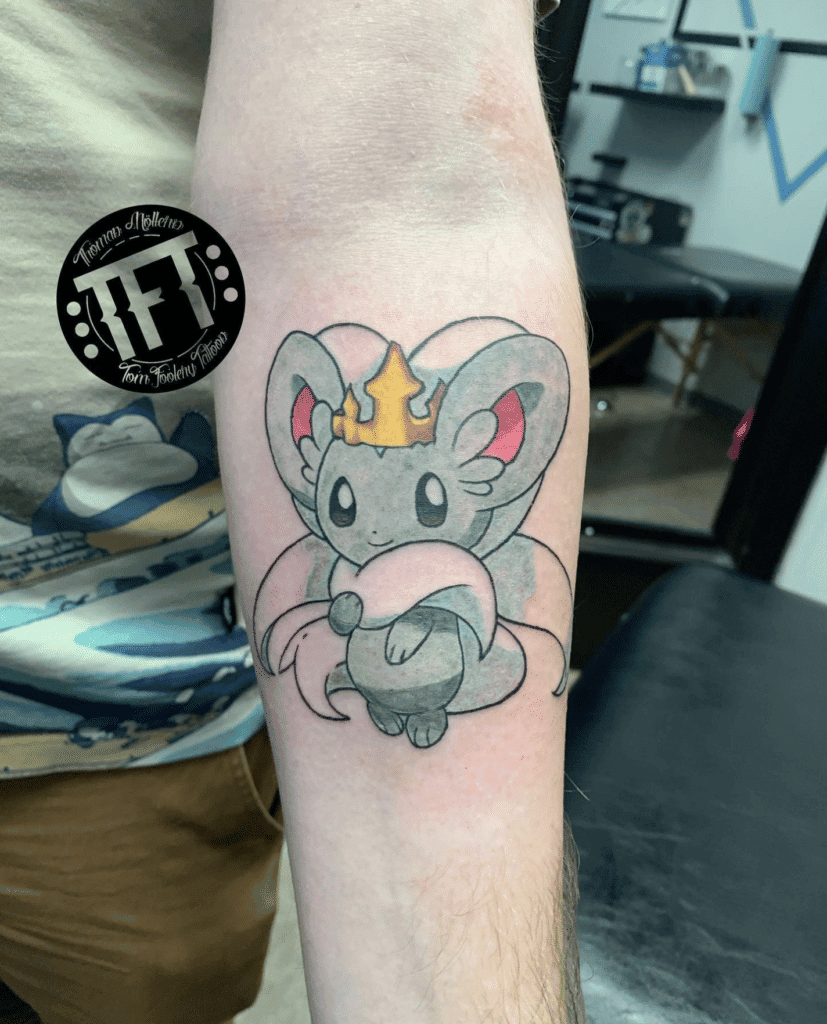 Cinccino King Unova Pokémon Tattoo
