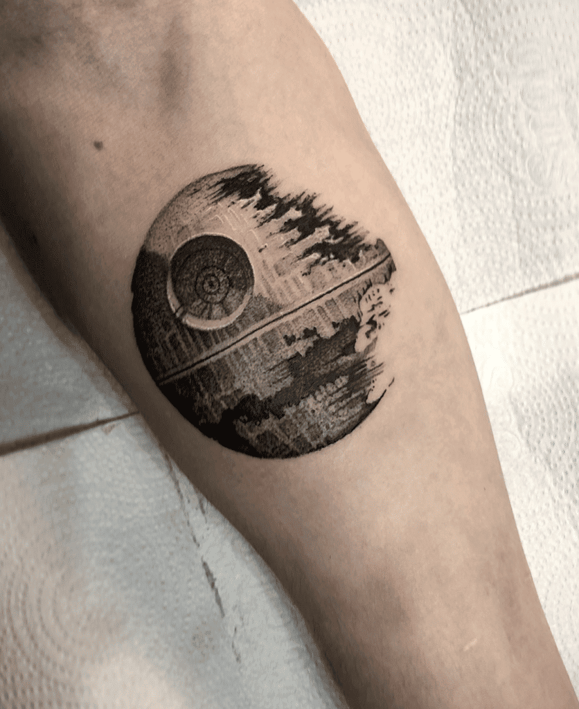 Death Star Star Wars Tattoo
