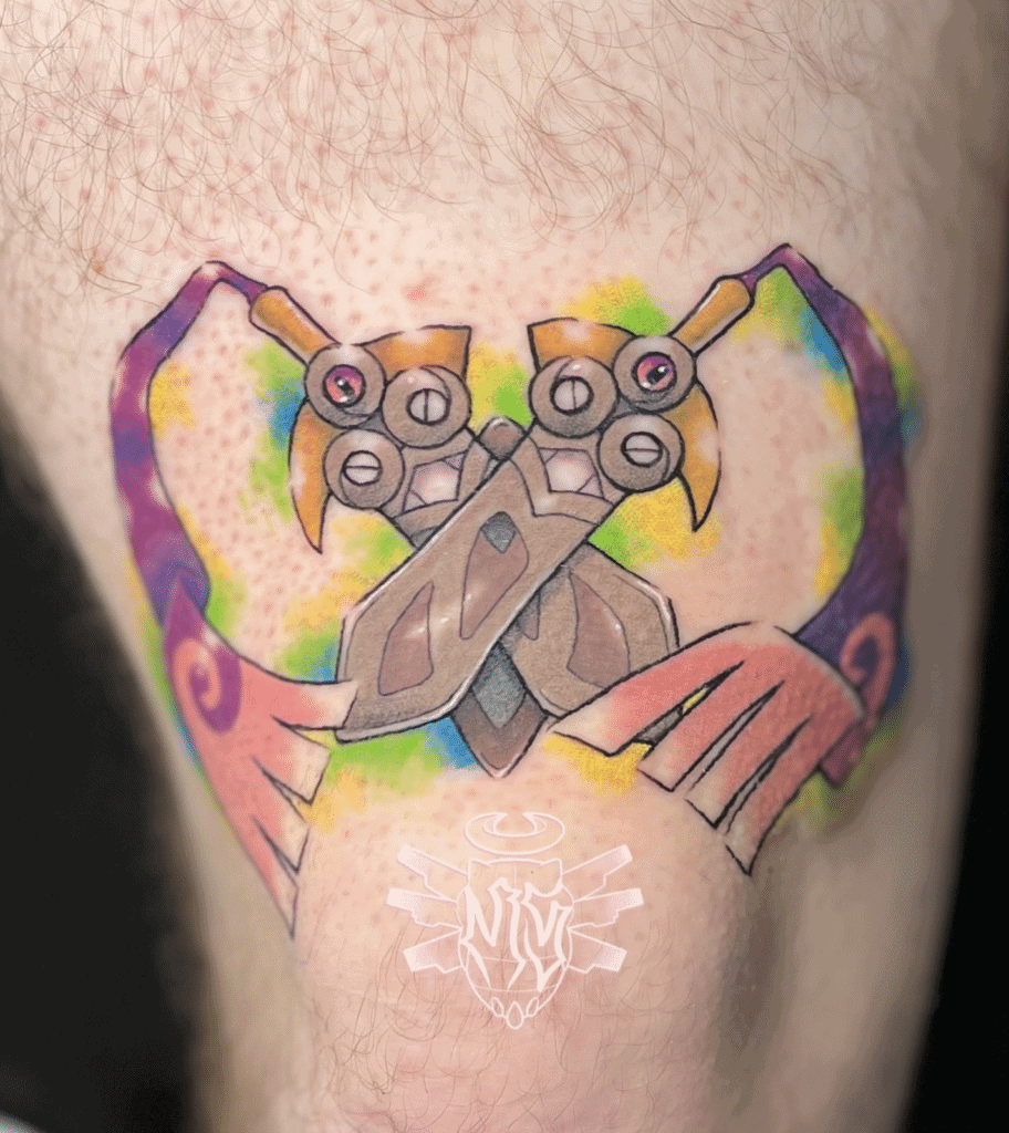 Doublade Kalos Pokémon Tattoo