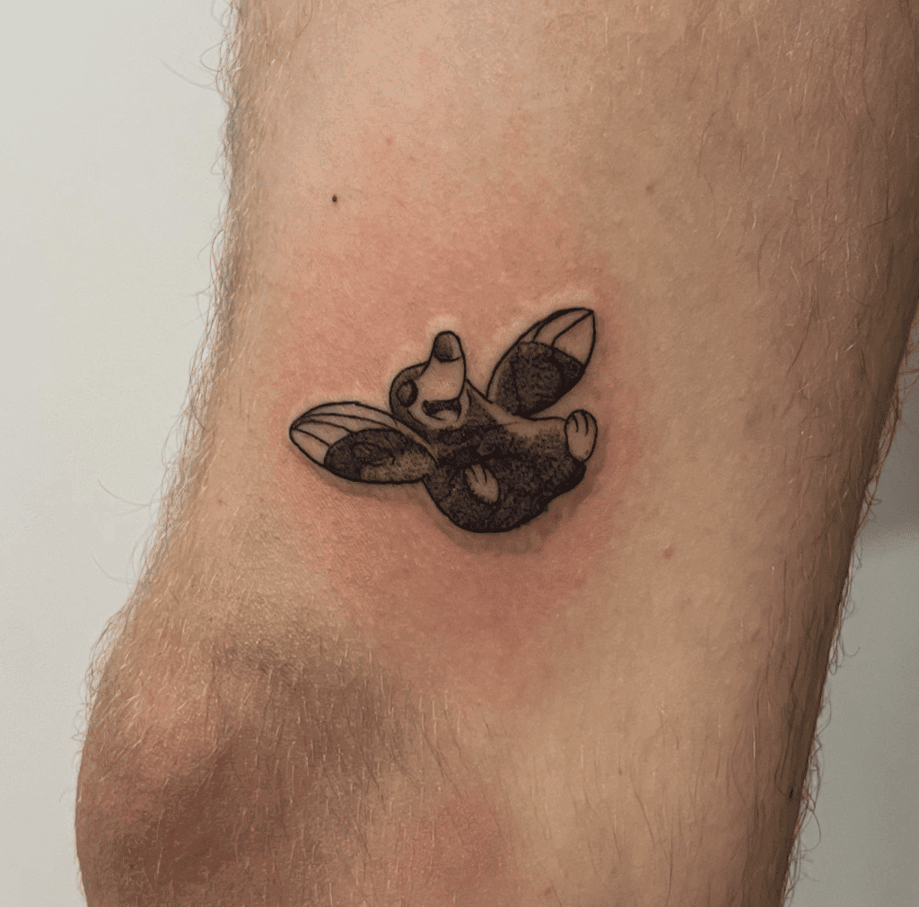 Drilbur Joy Unova Pokémon Tattoo