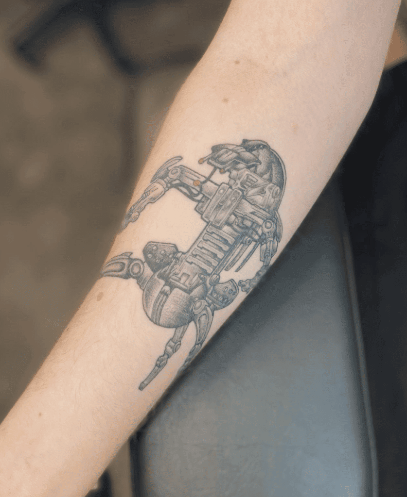 Droideka Star Wars Tattoo