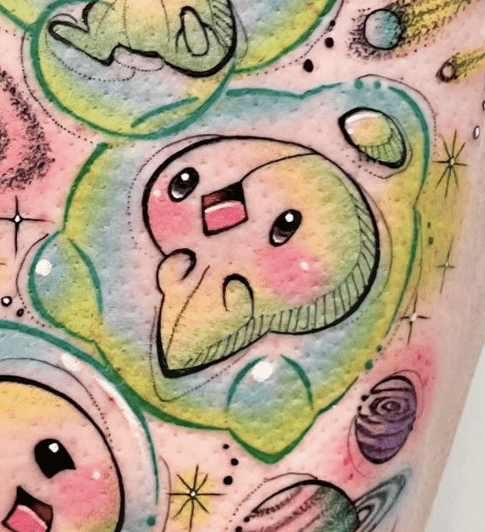 Duosion Unova Pokémon Tattoo