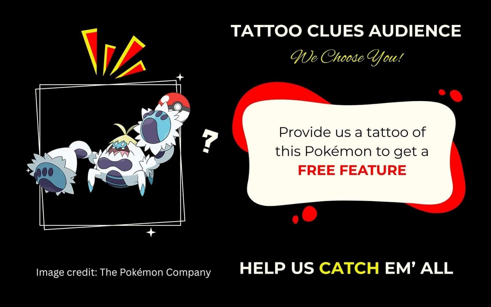 Finding Crabominable Pokémon Tattoo