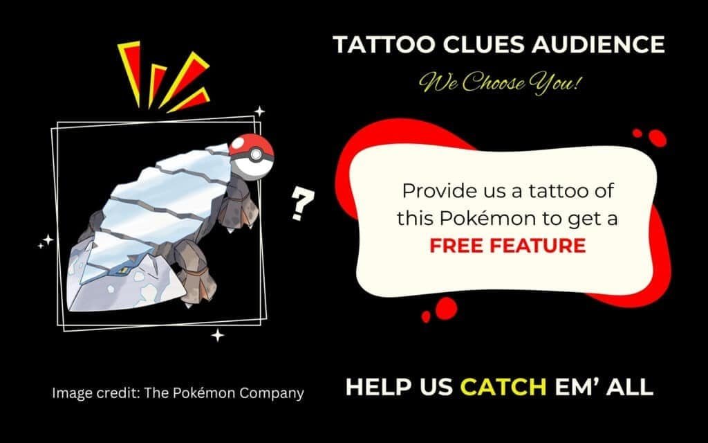 Finding Hisuian Avalugg Pokémon Tattoo