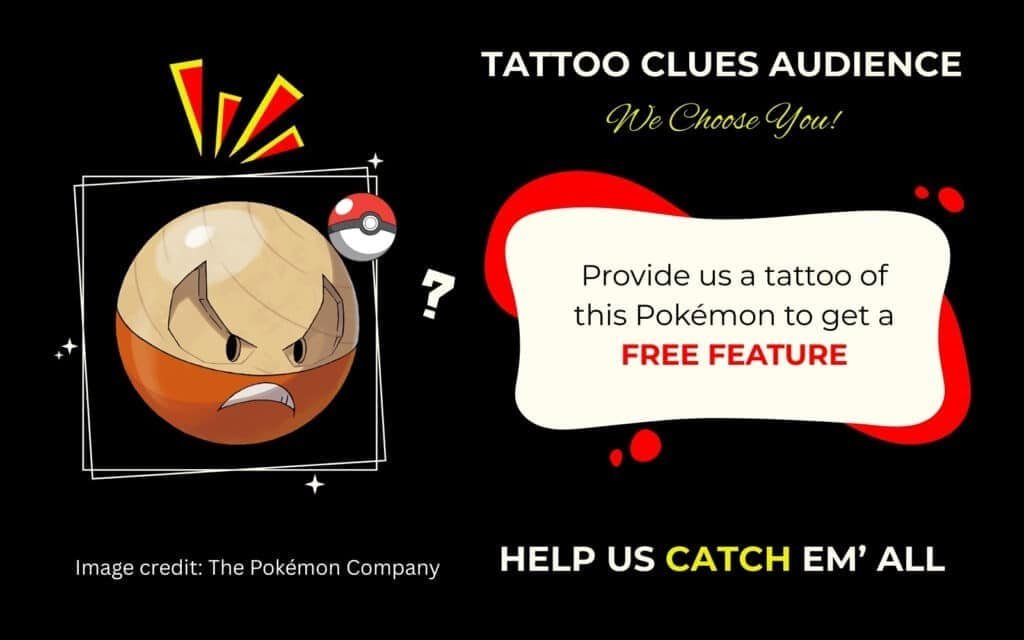 Finding Hisuian Electrode Pokémon Tattoo