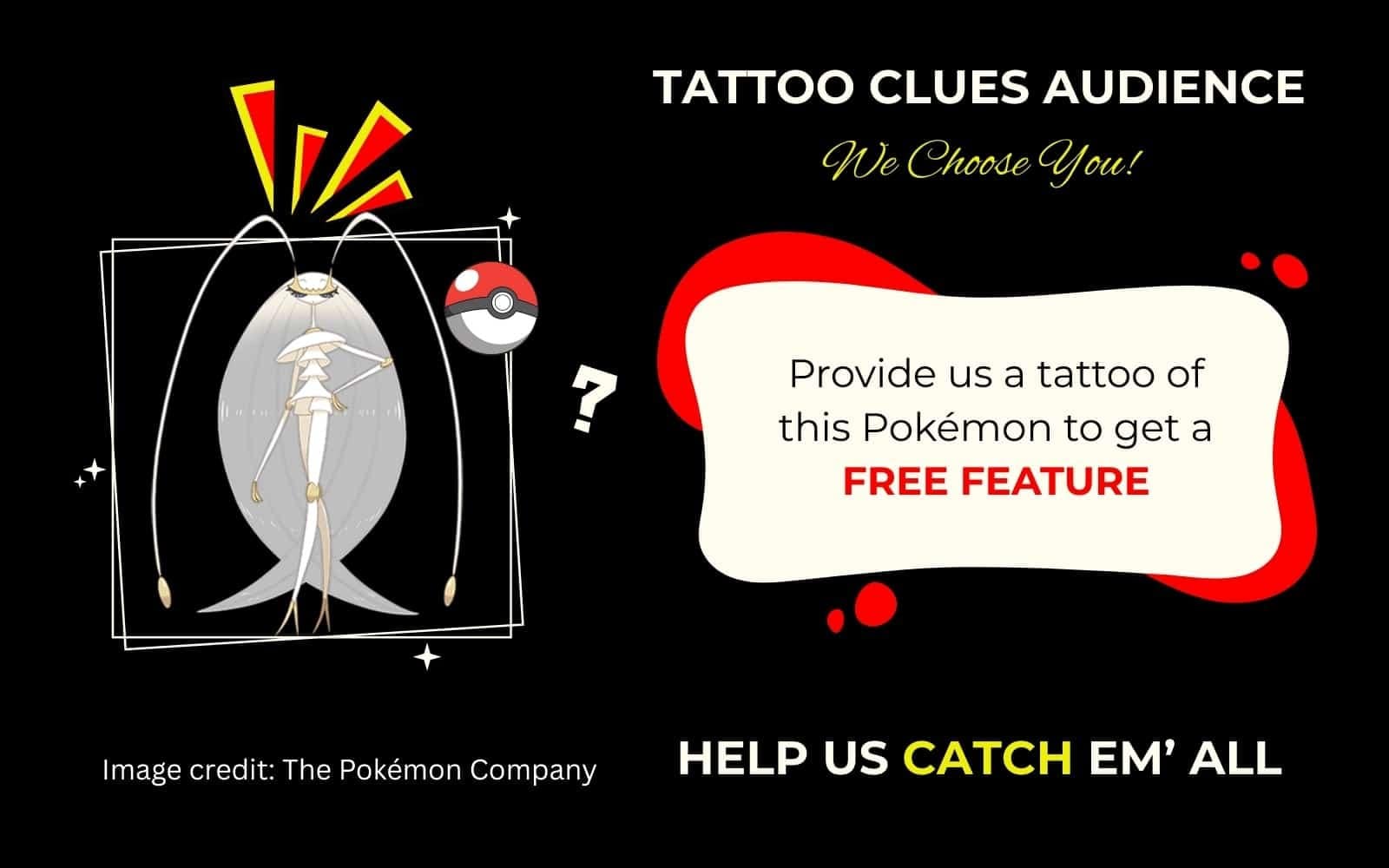 Finding Pheromosa Pokémon Tattoo