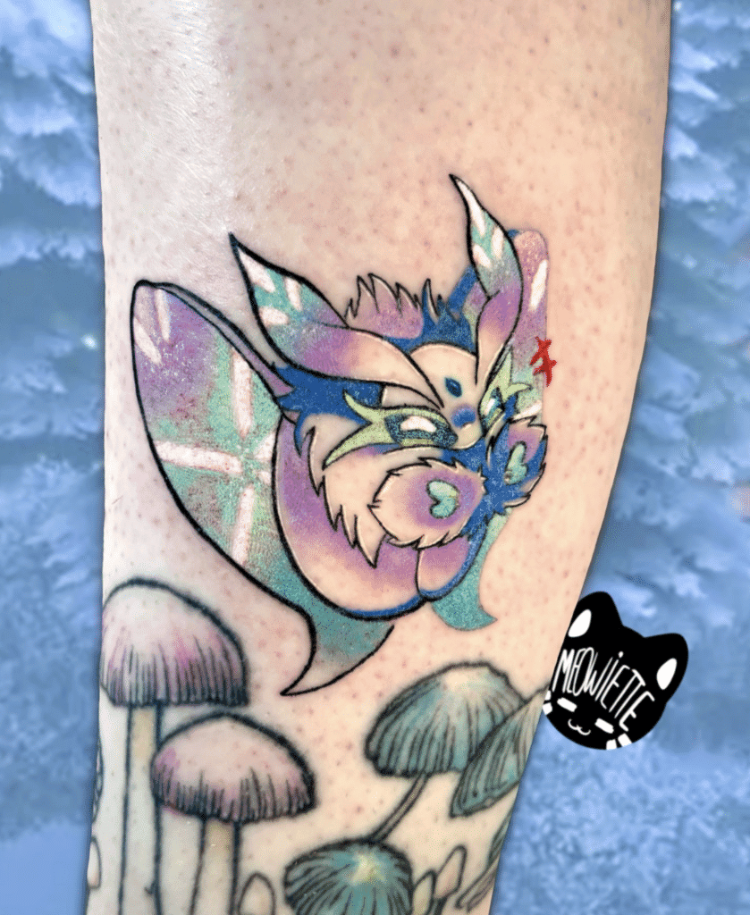 Frosmoth Galar Pokémon Tattoo