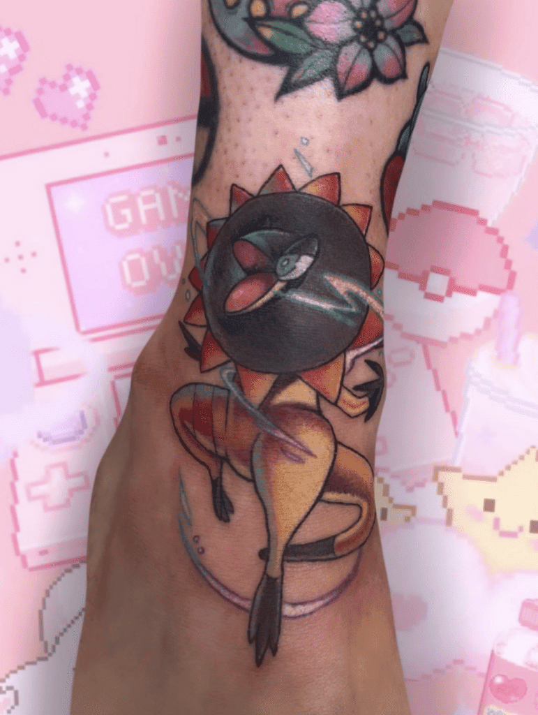 Heliolisk Kalos Pokémon Tattoo