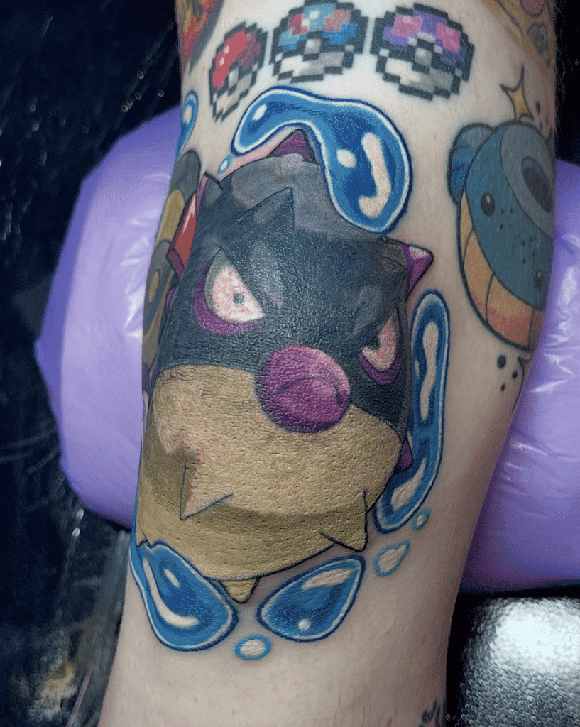 Hisuian Qwilfish Hisui Pokémon Tattoo