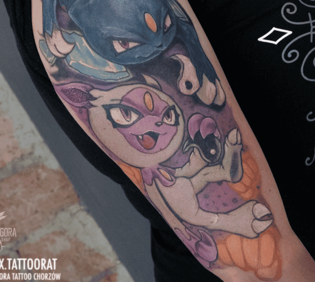 Hisuian Sneasel Hisui Pokémon Tattoo