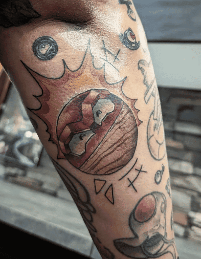 Hisuian Voltorb Hisui Pokémon Tattoo