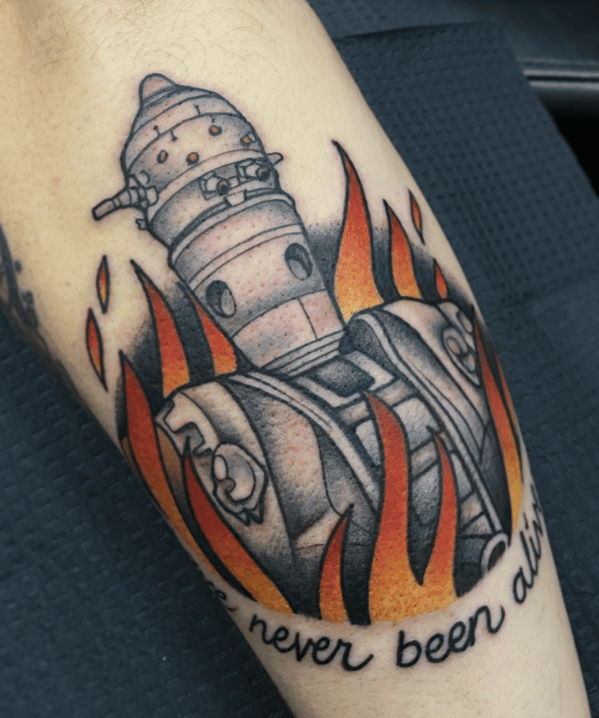 IG-11 Fire Star Wars Tattoo
