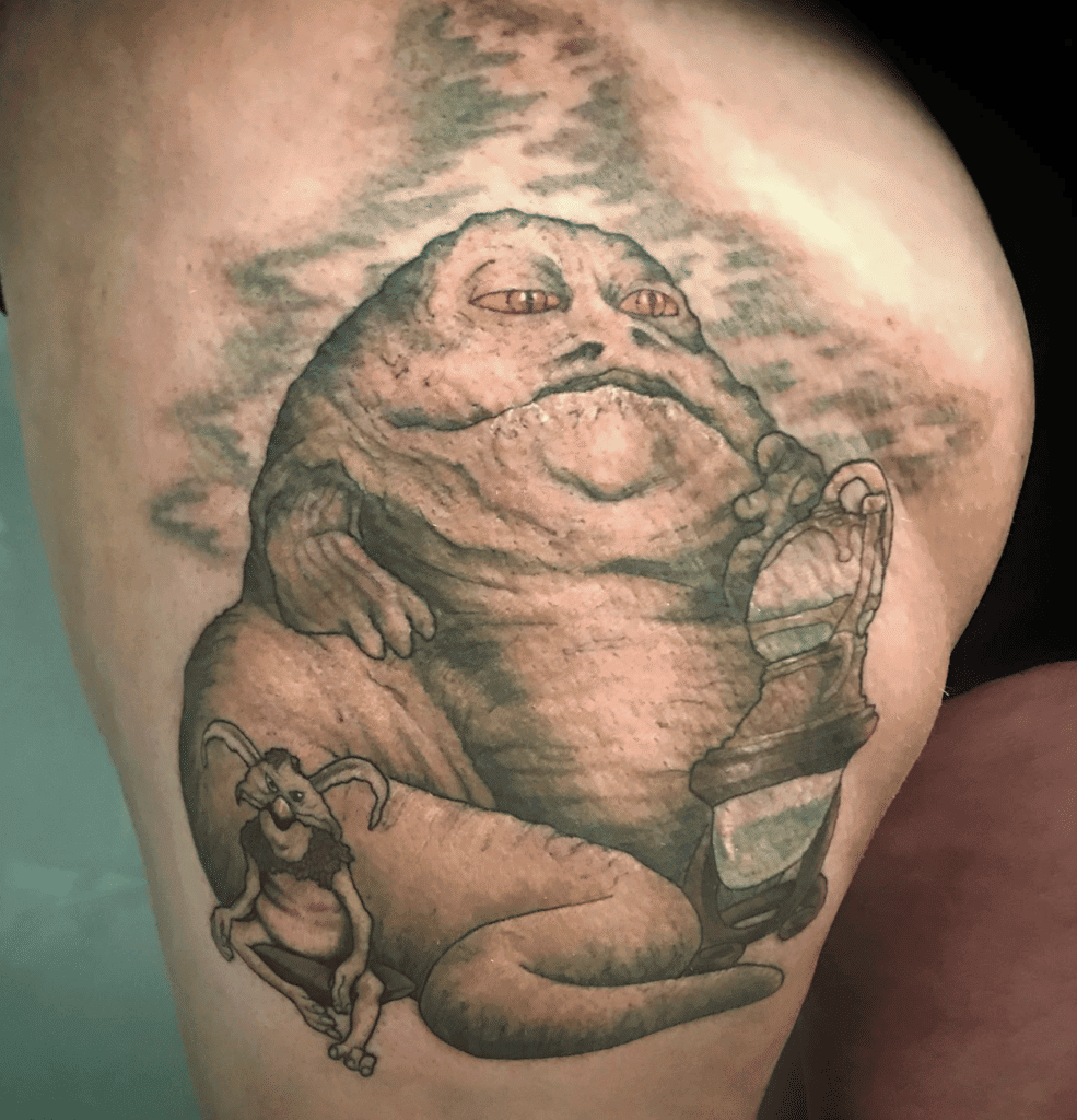 Jabba the Hutt Star Wars Tattoo