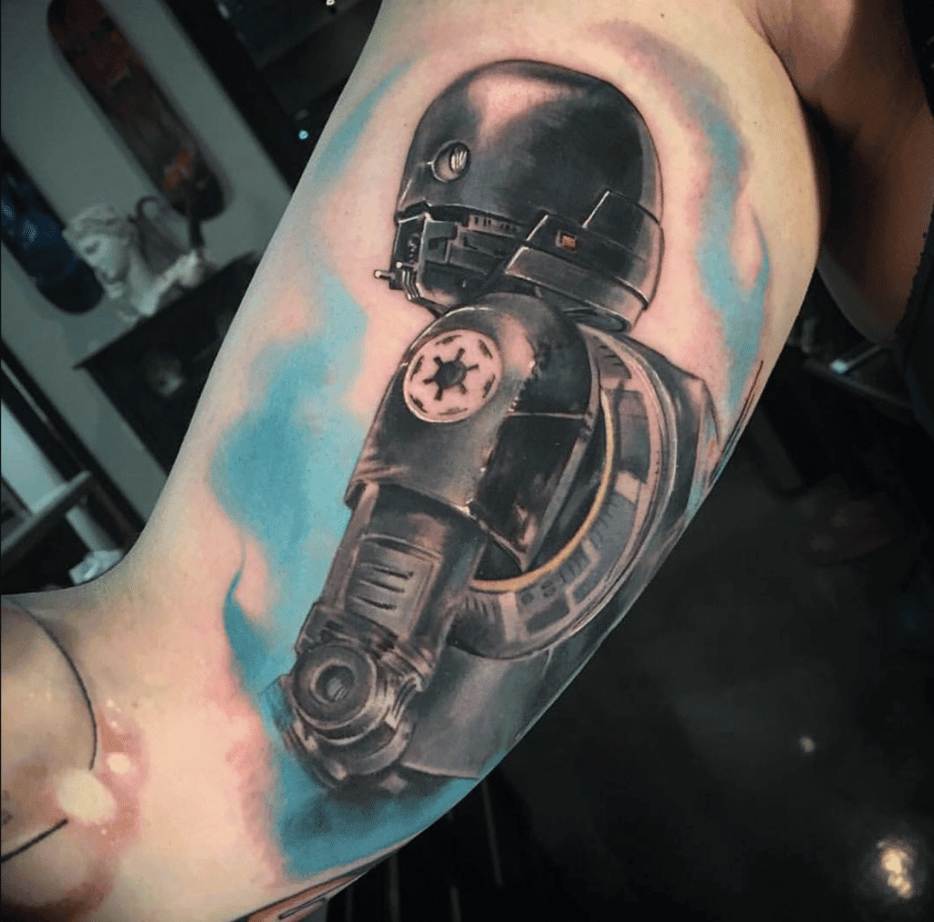 K2-S0 alt Star Wars Tattoo
