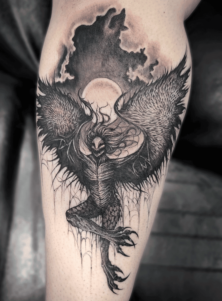 Keres Greek Mythology Tattoo