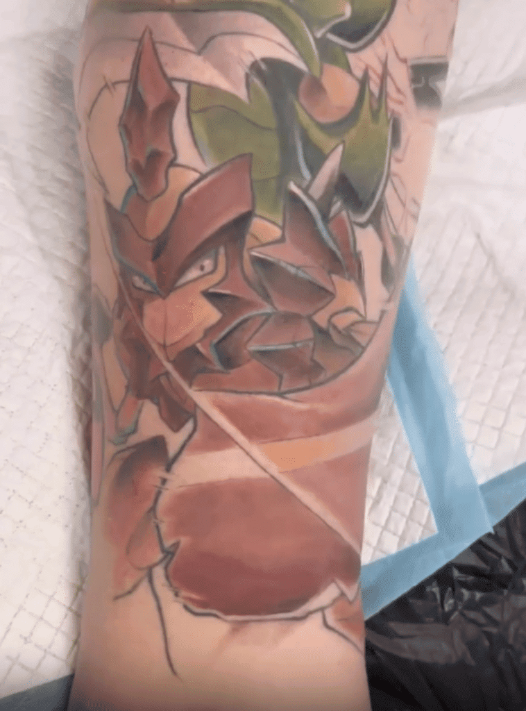 Kleavor Hisui Pokémon Tattoo