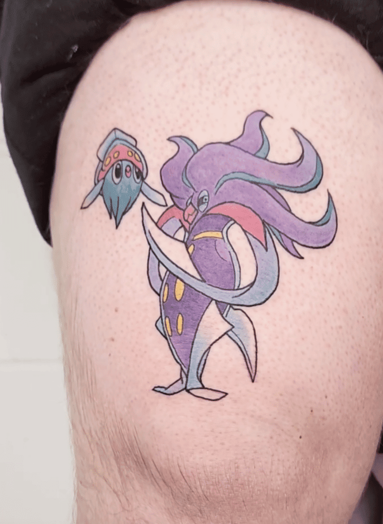Malamar Inkay Kalos Pokémon Tattoo