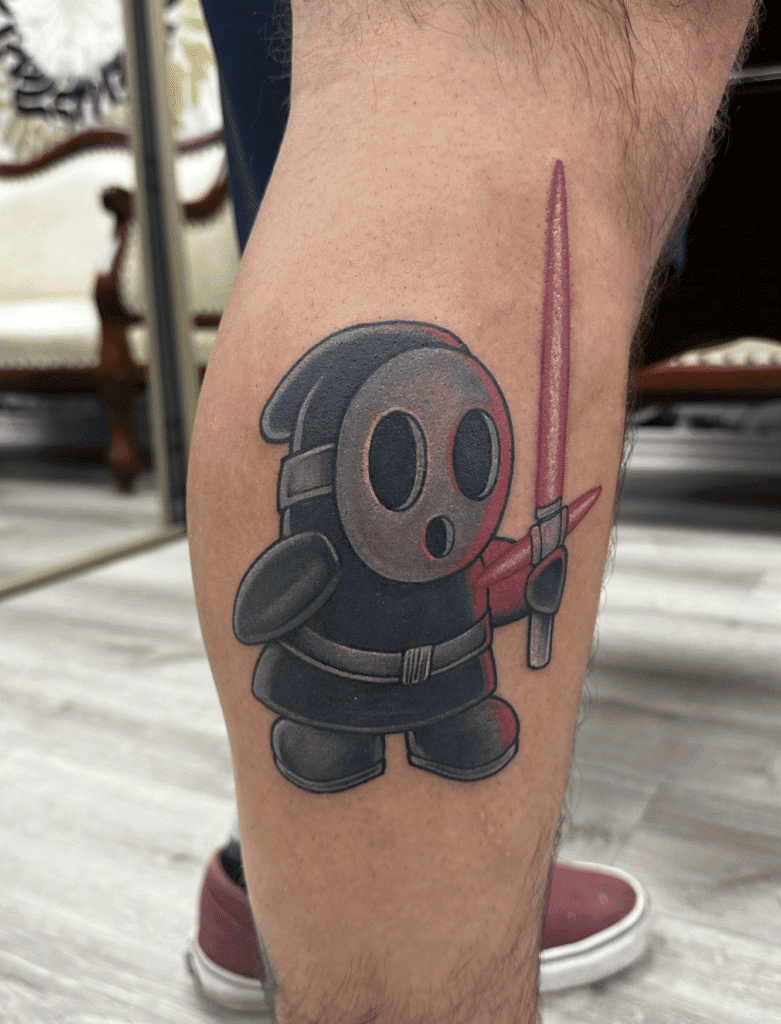 Mario X Star Wars Shy Guy Tattoo