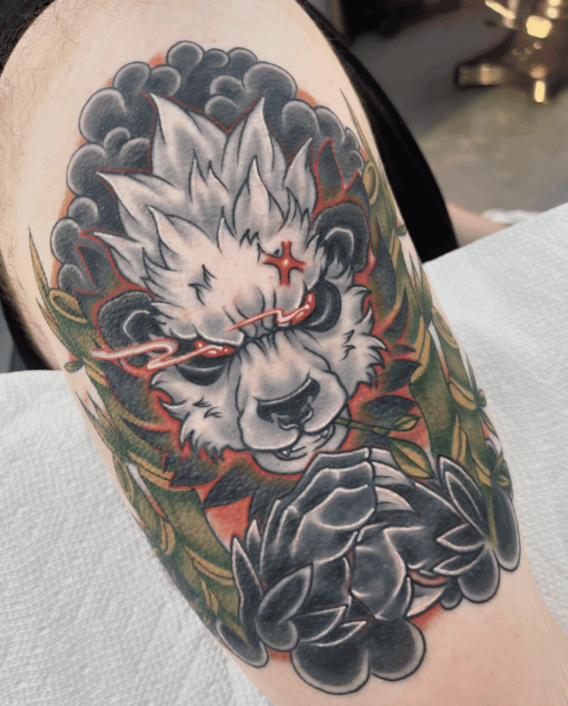 Pangoro Fight Kalos Pokémon Tattoo