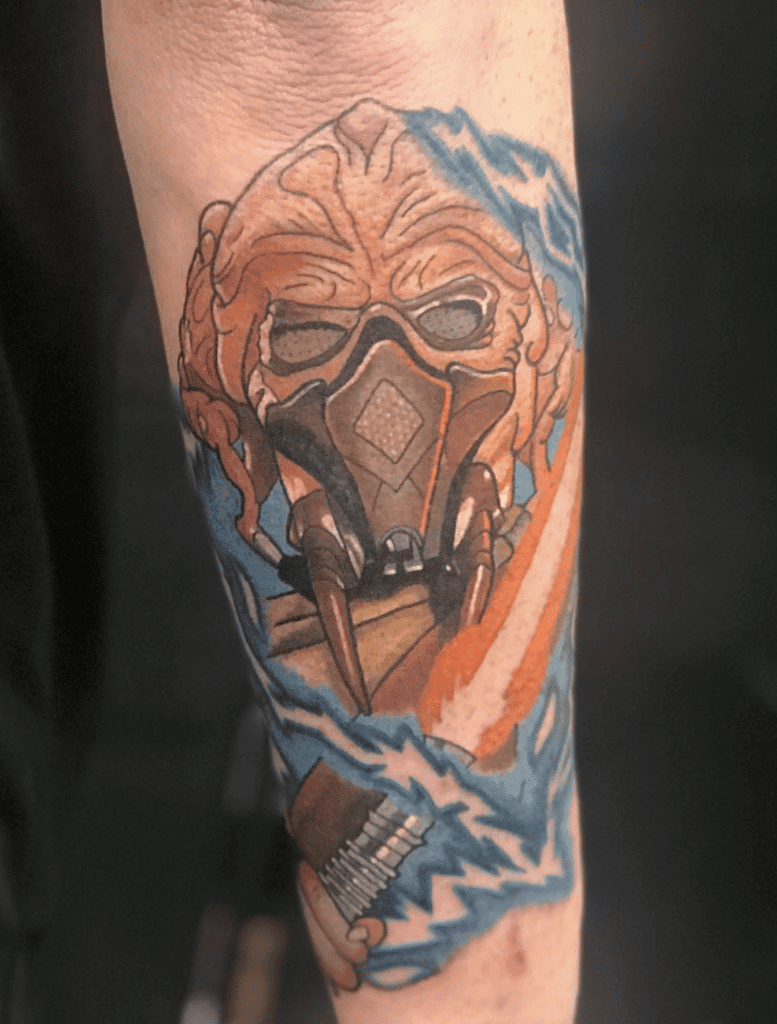 Plo Koon Colour Star Wars Tattoo