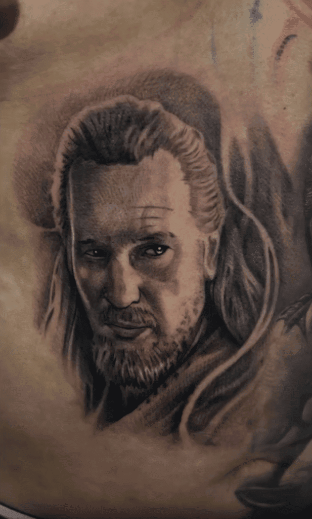 Qui Gon Jinn Star Wars Tattoo