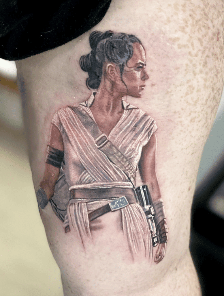 Rey Star Wars Tattoo