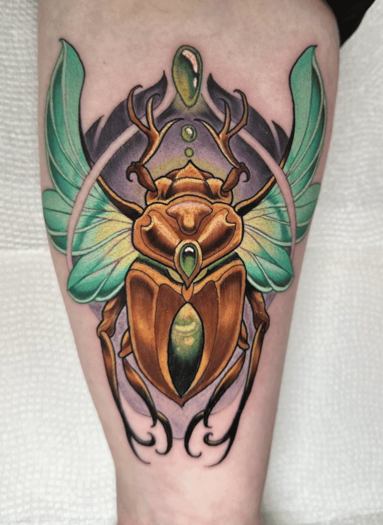 Scarab Egyptian Mythology Tattoo