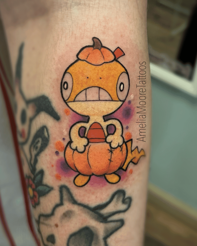 Scraggy Unova Pokémon Tattoo