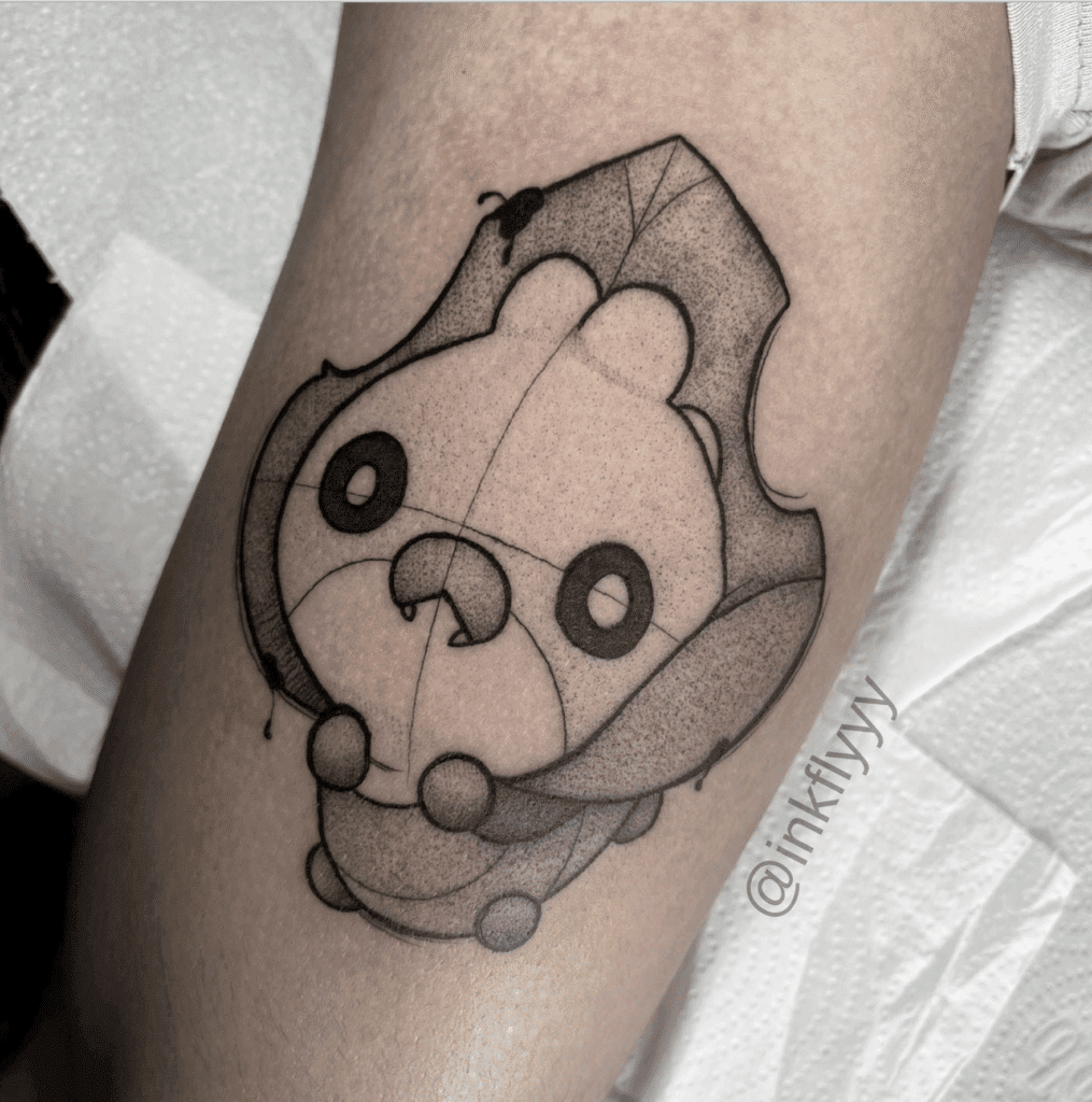 Sewaddle Unova Pokémon Tattoo